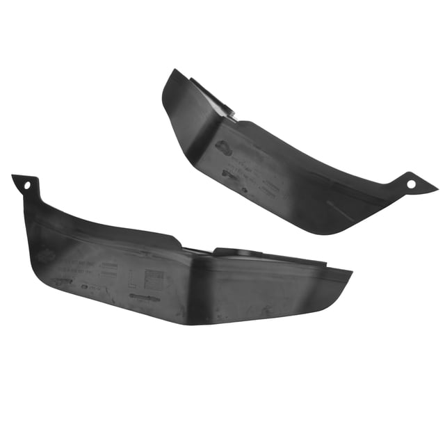 Labio de presión del parachoques delantero negro 51119802643 Protector contra salpicaduras del parachoques delantero de larga duración 2 piezas/juego para automóvil ANGGREK Otros