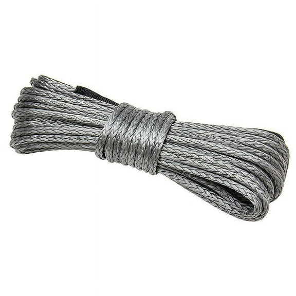 Synthetic Winch Rope, Grey1/4 x 50Ft Rope Line Cable for ATV SUV Truck Boat