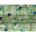 thumbnail image 4 of oneOone Velvet Mint Green Fabric Triangle & Texture Sewing Material Print Fabric By The Yard 58 Inch Wide, 4 of 5