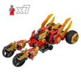 thumbnail image 5 of Ninja 16 Season Sets Golden Ultra Dragon Crystal King Nya's X Mech Bloques de construcción Ladrillos técnicos Figuras para niños Regalos, 5 of 5