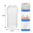 thumbnail image 3 of 8 Pack Gutter Guards,6.7X3.5In Adjustable Aluminum Leaf Filter Strainer,Heavy Duty Filters,Durable Downspouts Gutter Guard for Home, 3 of 6