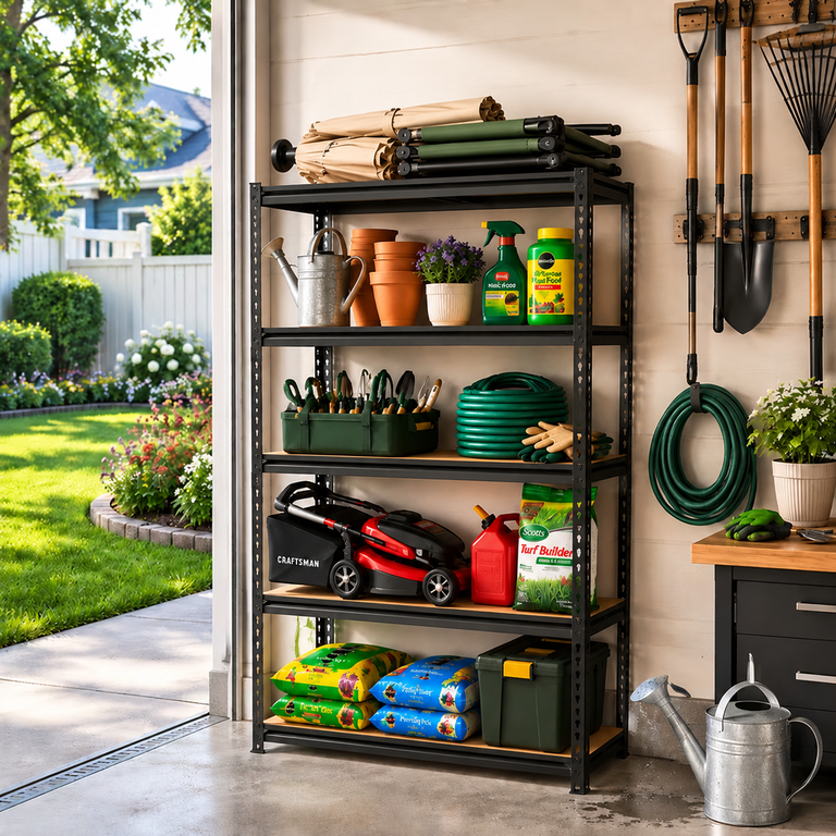 ZEUKMXOO 2400LBS Garage Shelving Unit, 60