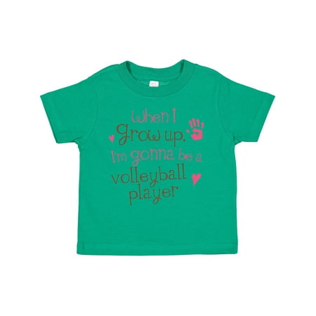 

Inktastic Kids Volleyball Player Gift Toddler Toddler Girl T-Shirt