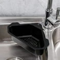 thumbnail image 3 of Tunhigl Stainless Steel Kitchen Sink Filter Basket - Hangable Dishwashing Basin Strainer for Leftover Food, Veggie Scraps & Sponges - Compact & Durable 304 Steel Mesh Screen Black, 3 of 8