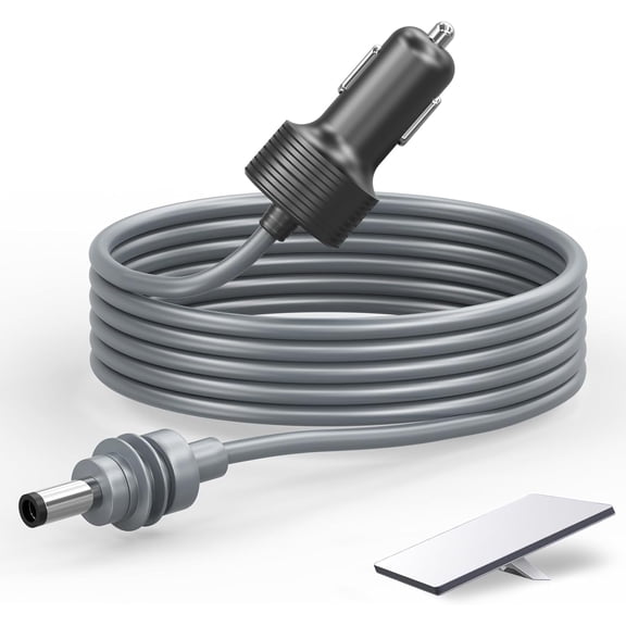 CoolStuff Starlink Mini Cable 3M/10FT, 12V Car Adapter Power Cable, 18AWG Waterproof Cigarette Lighter to DC Cord, 12V-24V Car Charger for Starlink Mini Accessories