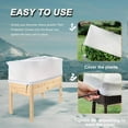 thumbnail image 3 of Eoperou Rectangular Planter Cold-proof Cover - Plant Anti-Frost Covers with Drawstring, Thickened Reusable Plant Shield, 3 of 8