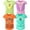 Blue / green / purple / red, variant on Disney Princess Moana Rapunzel Jasmine Toddler Girls 4 Pack T-Shirts Toddler to Big Kid