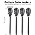 thumbnail image 3 of Luz De Antorcha De Llama Solar Pathway Light 12LED Luz de antorcha de seguridad para Patio Street Balcón (2 piezas azul), 3 of 6