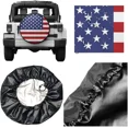 American Flag Spare Tire Cover Waterproof DustProof Wheel Protectors