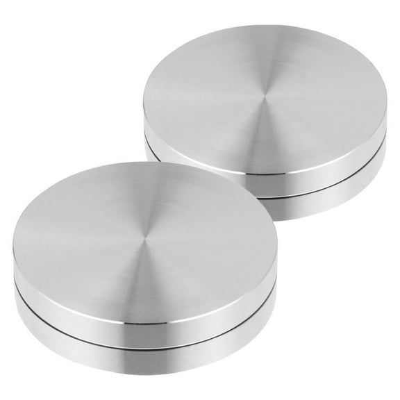 OUNONA 2 Pcs Cake Decorating Turntable Rotating Cake Turntable With Aluminum Alloy Bearing Revolving Cake Stand Cake Decorating Baking Tools For Cookies Cupcake