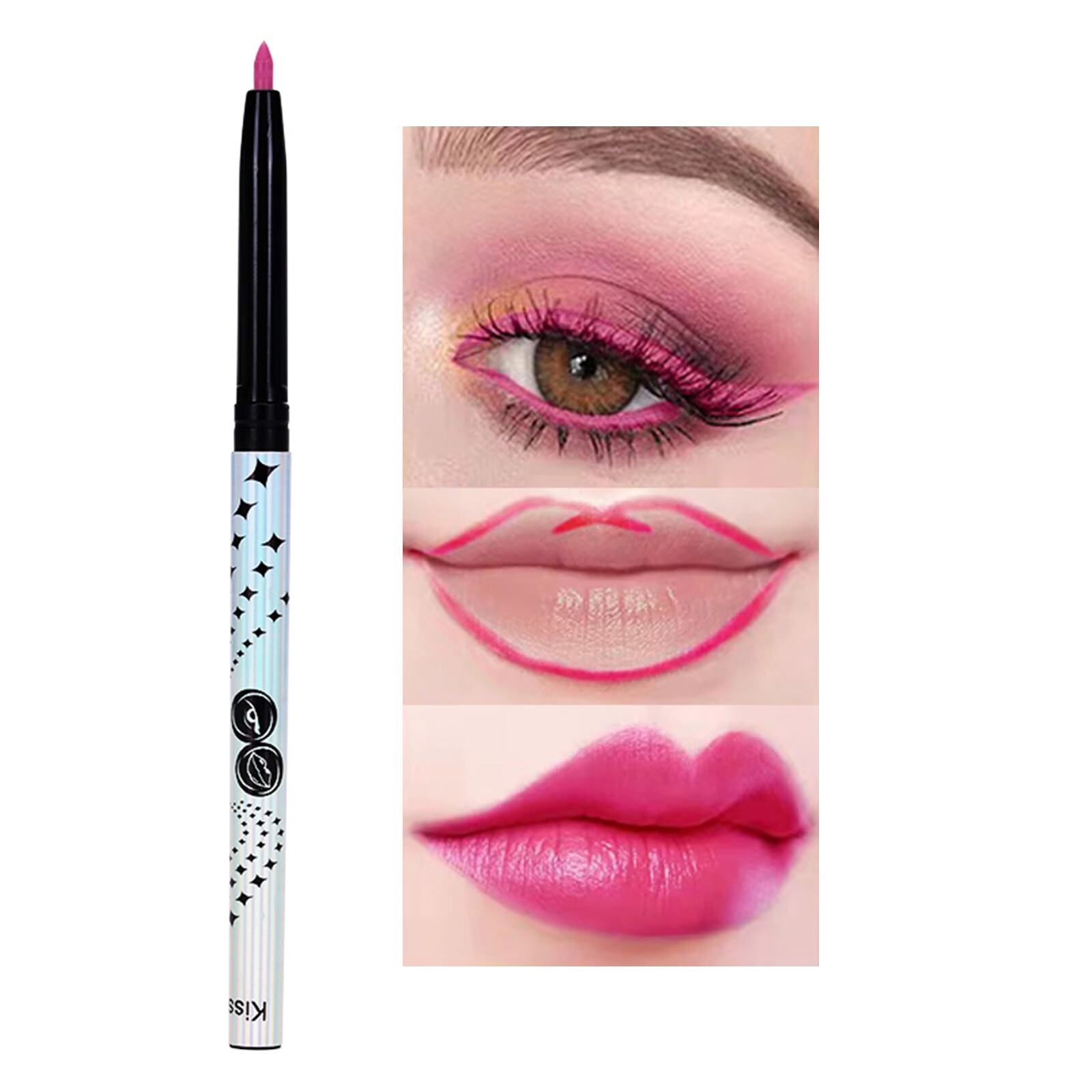 〖roliyen〗pro Beauty Tools Eyeliner 18 Color Color Eyeliner And Lip Liner Gel Pen Sweat Proof 