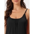 thumbnail image 4 of DARING DIVA Women's Ruffle Trim Camisole Tops with Shorts Pajama Sets XS Black, 4 of 6