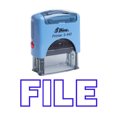 thumbnail image 1 of FILE Self Inking Rubber Stamp Office Stationary Custom Shiny Stamp, 1 of 1