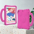 thumbnail image 2 of Dteck iPad mini Case for Kids, Lightweight Shockproof Handle Convertible Stand for iPad Mini 5, Mini 4, Mini 3 and Mini 2 7.9 Inch (not fit mini 6),Rose, 2 of 5