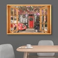 thumbnail image 3 of wall26 Canvas Print Wall Art Window View Christmas Tree Decoration House Celebrations &amp; Holidays Nature Photography Realism Landscape Colorful Multicolor for Living Room, Bedroom, Office - 32&quo, 3 of 5
