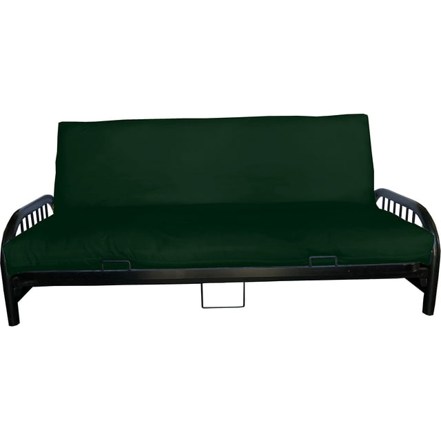 D&D Futon Housses de Futon, Protège-Matelas, Popeline de Polyester (Grand 6x60x80, Vert Chasseur)