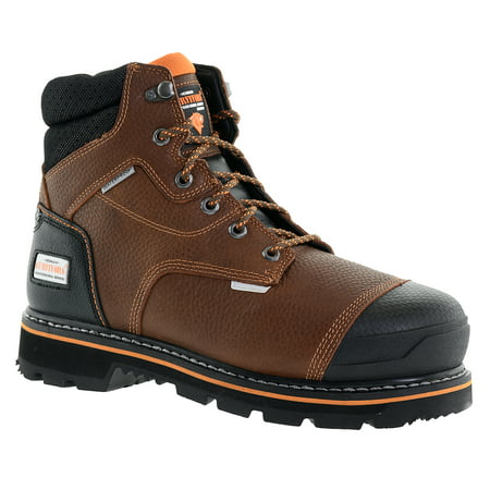 Herman Survivor Professional Series Men's Shoveler 6 Inch Work Boot, ASTM Rated Steel Toe, Slip Resistant, Brown and (Best Slip On Steel Toe Boots)