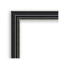 thumbnail image 5 of Amanti Art Grey Cork Board Wood Framed Stylish Black Narrow Bulletin Board 31 in. x 13 in., 5 of 7