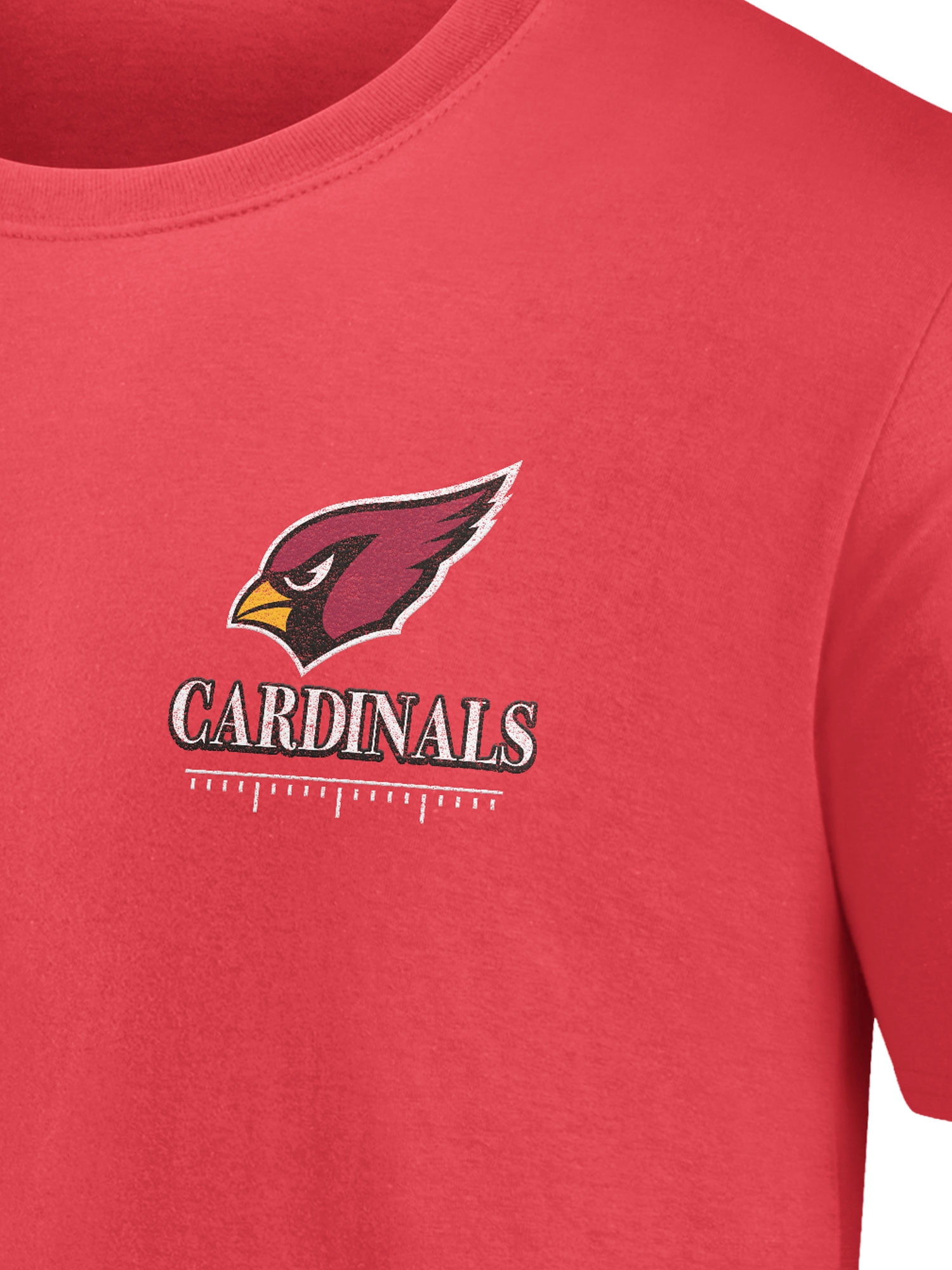 NFL Arizona Cardinals Men's Cotton Faded Red Short Sleeve T-Shirt