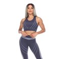 thumbnail image 1 of White Mark Women's Cut Out Back Mesh Sports Bra, 1 of 5