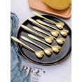 thumbnail image 2 of 8pcs Luxury Coffee Spoon, Heart Shaped Tea Spoon And Ice Cream Spoon, Perfect For Dessert, Gift Box Included, 2 of 5