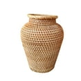 thumbnail image 3 of Rattan Vase Flower Pot Vases for Flowers Decor Holder Retro Rustic Woven Flower Basket Wicker Vase for Desktop Hotel Bedroom House Kitchen, 3 of 9
