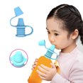 thumbnail image 2 of Water Bottle Cap No Spill Silicone Bottle Top Water Bottle Spout Adapter for Toddlers Kids Travel Essentials, Leak-Proof(2 Pack), 2 of 5