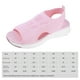 thumbnail image 2 of Sandalias planas de malla con punta abierta y antideslizante para mujer Zapatillas deportivas de malla antideslizantes con punta abierta (rosa 38), 2 of 9