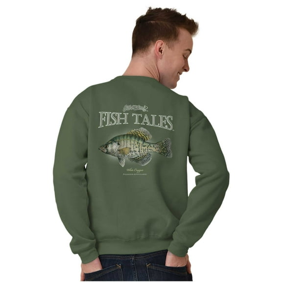 Gill McFinn Crappie Fish Fishing Unisex Plus Fleece Graphic Sweatshirt Brisco Brands 2X