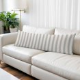 thumbnail image 2 of Blue Striped Body Pillow Covers 20"x60", Modern Stripes Farmhouse Soft Brushed Microfiber Breathable Throw Pillow Covers, Decorative Pillowcase with Zipper for Couch Sofa Bedroom Living Room, 2 of 9