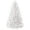 White, variant on Yaheetech 6ft Pre-lit Halloween Black Spruce Artificial Hinged Christmas Pine Tree Prelighted Xmas Tree for Home Party Holiday Decoration with 300 Clear Warm White Lights and 818 Branch Tips, Black