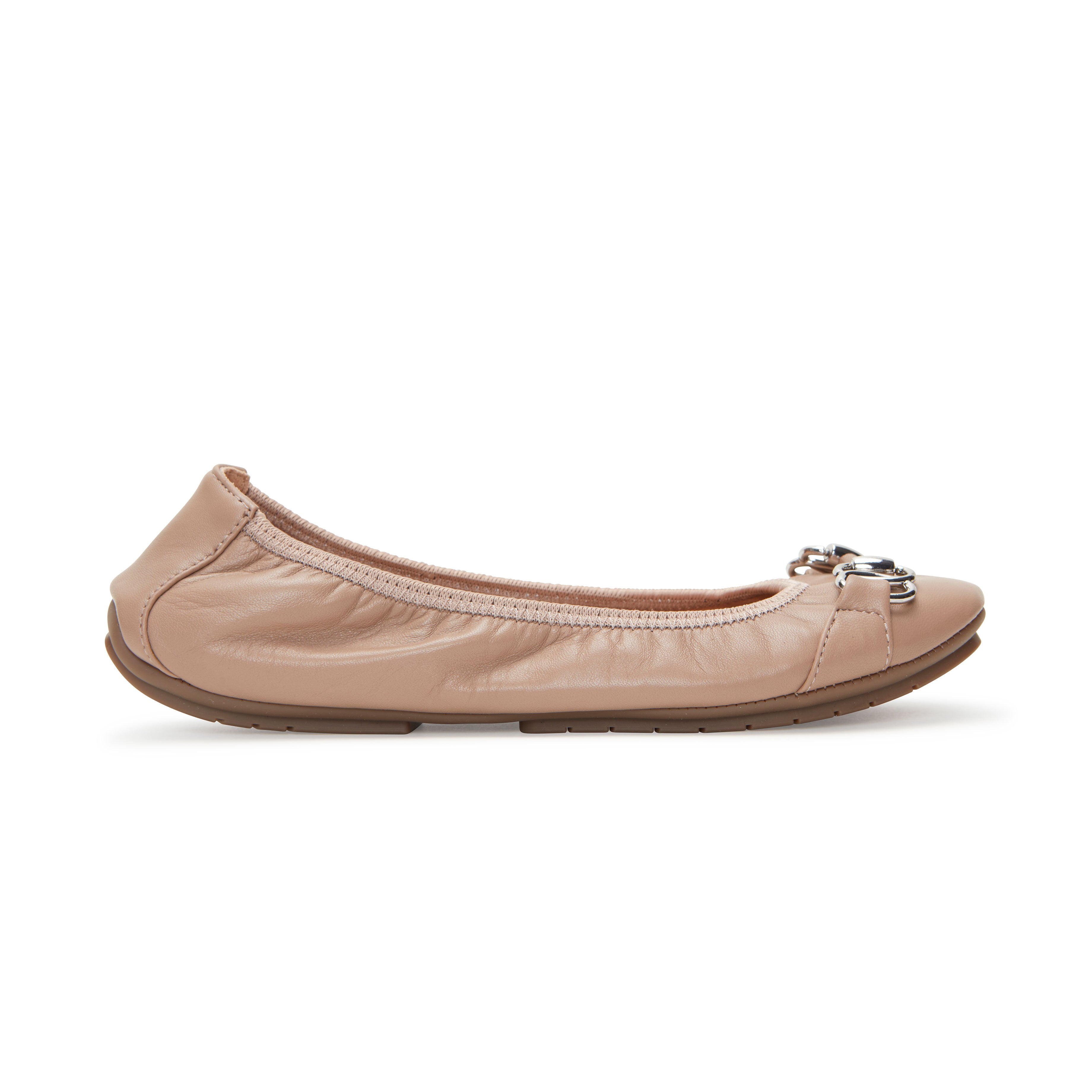 me too silver ballet flats