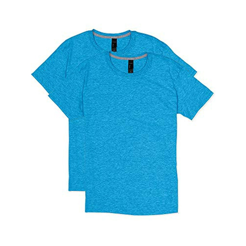 Hanes Hanes Men's 2 Pack XTemp Performance TShirt, Neon Blue