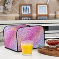 thumbnail image 4 of Cauagu Fun Rainbow for 4 Slice Toaster Cover (11.4''×7.9''×7.5'') Bread Machine Cover Toaster Protector Kitchen Appliance Dust Cover, 4 of 7