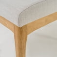 thumbnail image 2 of Noble House Caruso Mid-Century Modern 5 Piece Dining Set, Light Beige and Natural Oak, 2 of 4