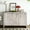 Natural Wood, variant on Two - tier Storage with Three Doors | Ideal for Clutter - free Organization | Keeps Essentials at Hand