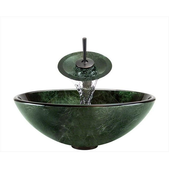 Polaris 629-WF-ORB Oil Rubbed Bronze Bathroom Waterfall Faucet Ensemble