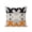 Orange, variant on 1 Pack Outdoor Throw Pillow, Blue Black Geometric Waterproof Pillow with Insert Included, Modern Abastract Minimalist Lines Grey Decorative Accent Cushion Sofa Pillows for Patio Porch, 16 x 16 In