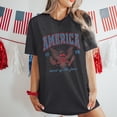 thumbnail image 3 of MOUSYA USA Shirt American Flag Shirt,Women Oversize 4th of July Shirts Patriotic T-Shirt Memorial Day Short Sleeve Tops, 3 of 6
