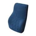 thumbnail image 2 of Esquirla Back Cushion Back Rest Car Seat Lightweight Breathable Support Pillow Velvet Blue, 2 of 8