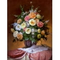 thumbnail image 2 of Sevryukov, Dmitry 19x24 White Modern Wood Framed Museum Art Print Titled - Bouquet of roses, 2 of 4