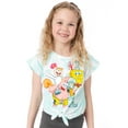 thumbnail image 1 of SpongeBob SquarePants Girls Blue Short Sleeved T-Shirt (3-4 Years), 1 of 7