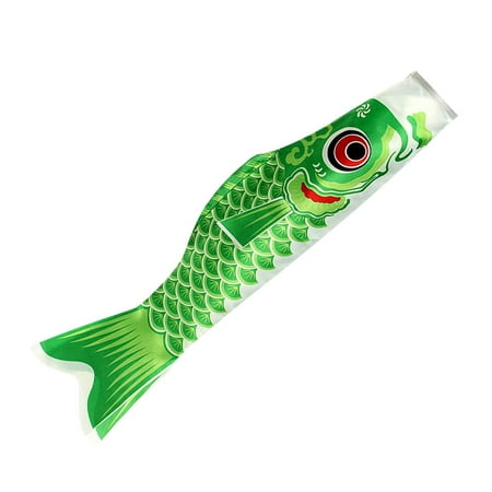 

Mishuowoti Japanese Carp-Windsock Streamer Fish Flag Kite Home Outdoors Hanging Decoration