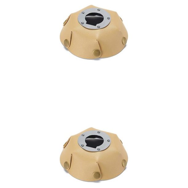 Eigraketly Pantalla de Camping, lámpara de iluminación portátil, colgante de pantalla, cubierta de luz colgante reutilizable extraíble, Caqui 2Conjunto