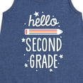 thumbnail image 3 of Instant Message - Hello Second Grade - Toddler & Youth Girls A-line Dress, 3 of 6