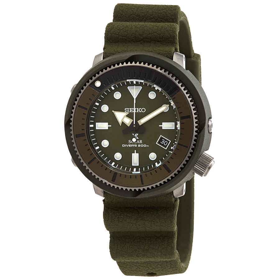Seiko Prospex Green Dial Men's Watch SNE535 