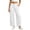 #07 White 【Mix, Match & Rotate: Stock Up on Daily Colors】, variant on Women's Cotton Linen Wide Leg Pants with Pockets, High Waisted Elastic Waist, Loose Fit Trousers for Summer Casual Commuting, Womens Pants | UKHCCC,Black L