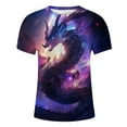 thumbnail image 4 of Landzoo Men's Dragon T Shirt Summer Short Sleeve T Shirt Top Animal Themed Shirt Graphic Shirt Cozy Loose Men's Tops, 4 of 4