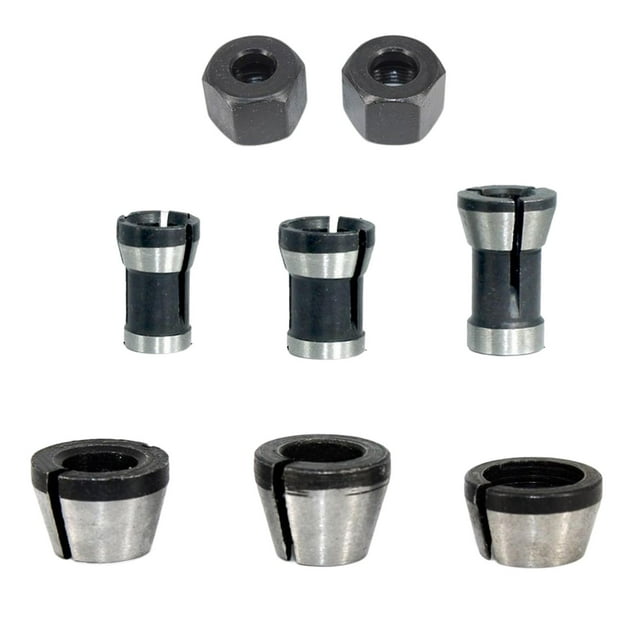 DOLITY Accessoires de Machine à Découper Chuck Convertisseurs Séparés Outil de Fraisage Accessoires 8 Pcs