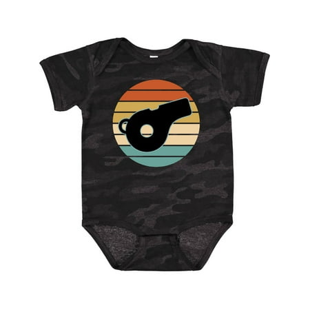 

Inktastic Coach Sports Whistle Retro Sunset Gift Baby Boy Bodysuit